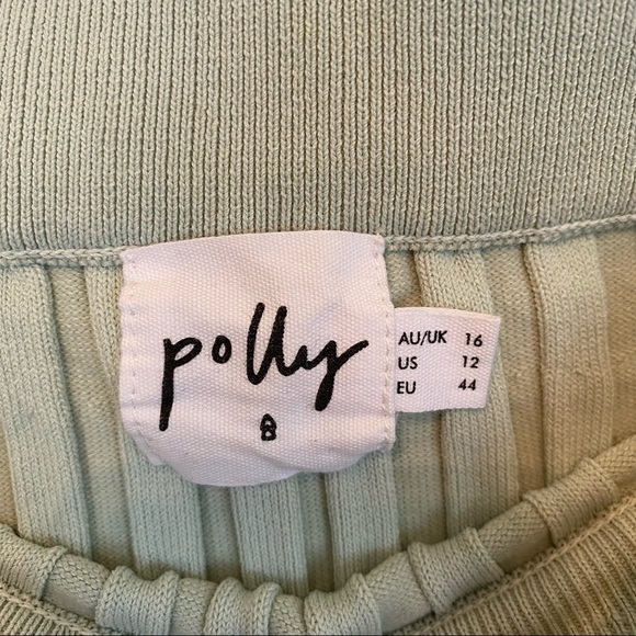 PRINCESS POLLY green Charlene mini skirt - Picture 6 of 7